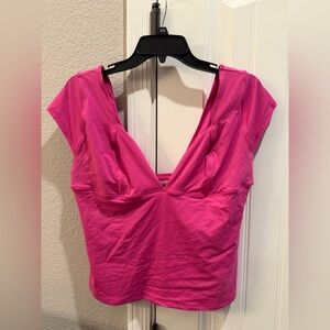Pink victoria’s Secret v Neck Top